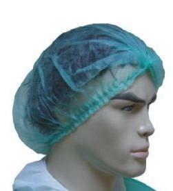 1000%20Adet%20Cerrahi%20Yeşil%20Tela%20Nonwoven%20Akordeon%20Bone%2052%20Cm%20Çift%20Lastikli%20Saç%20Bonesi