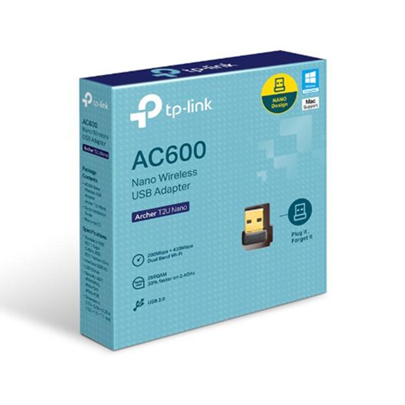 TP-Link%20Archer%20T2U%20Nano%20AC600%20600%20Mbps%20USB%20Wireless%20Adaptör