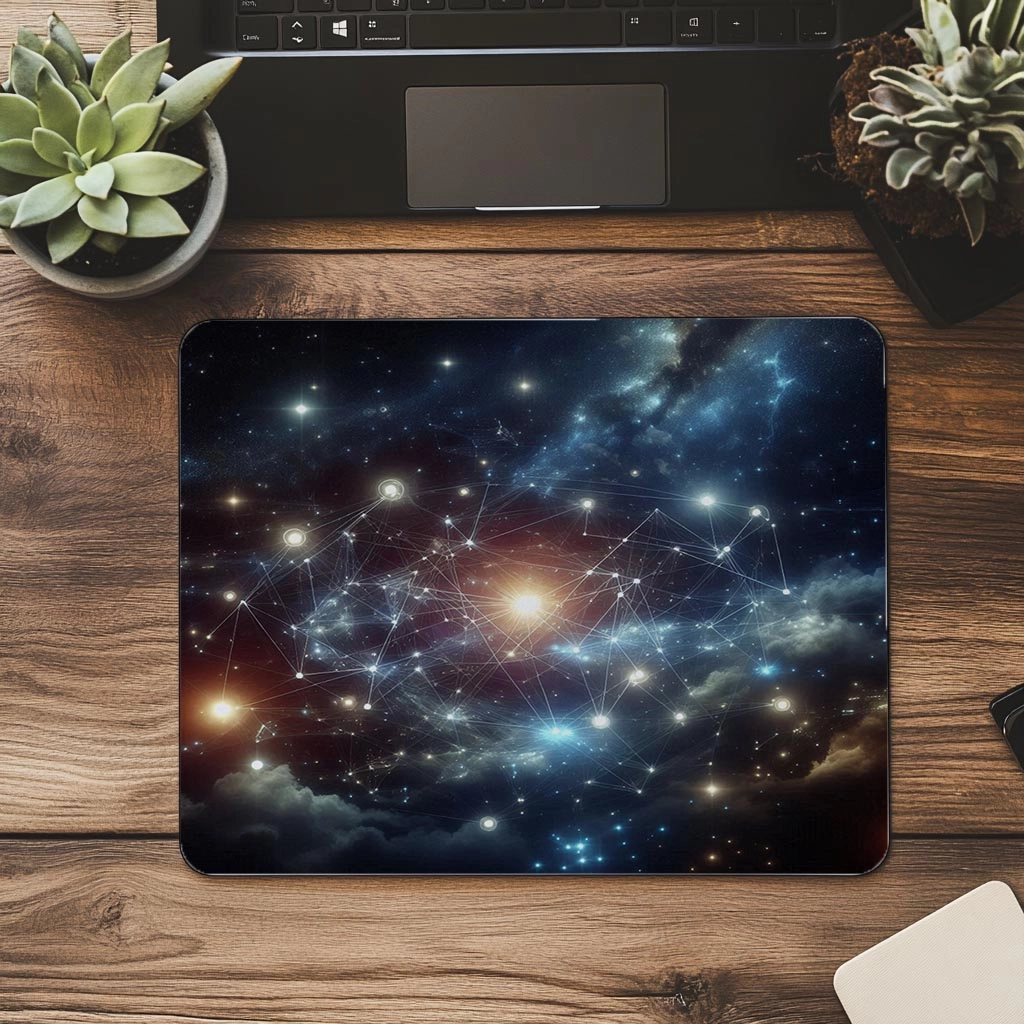 Noktasal%20Bağlantılı%20Takımyıldız%20Mouse%20Pad%20-%2019x23%20cm%202%20mm%20Dikdörtgen%20İthal%20Baskılı%20Mouse%20Pad