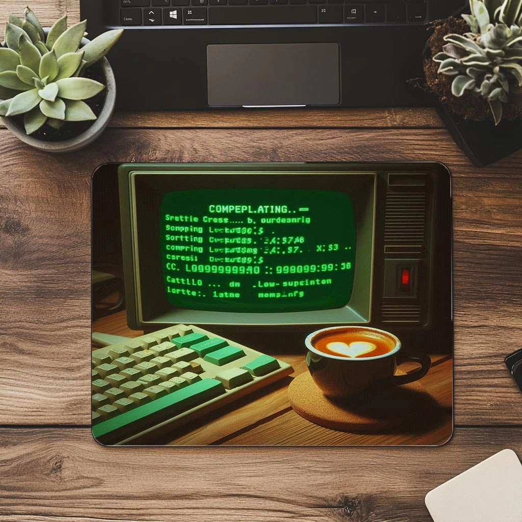 Retro%20Kod%20Ortamı%20+%20Kahve%20Mousepad%20Tasarımı%20-%2019x23%20cm%202%20mm%20Dikdörtgen%20İthal%20Baskılı%20Mouse%20Pad