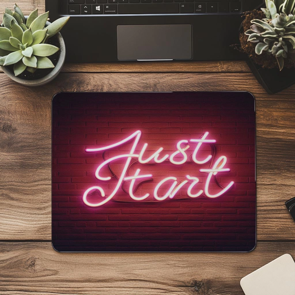 El%20Yazısı%20Neon%20Işıklı%20Başla%20Sloganlı%20Mouse%20Pad%20-%2019x23%20cm%202%20mm%20Dikdörtgen%20İthal%20Baskılı%20Mouse%20Pad
