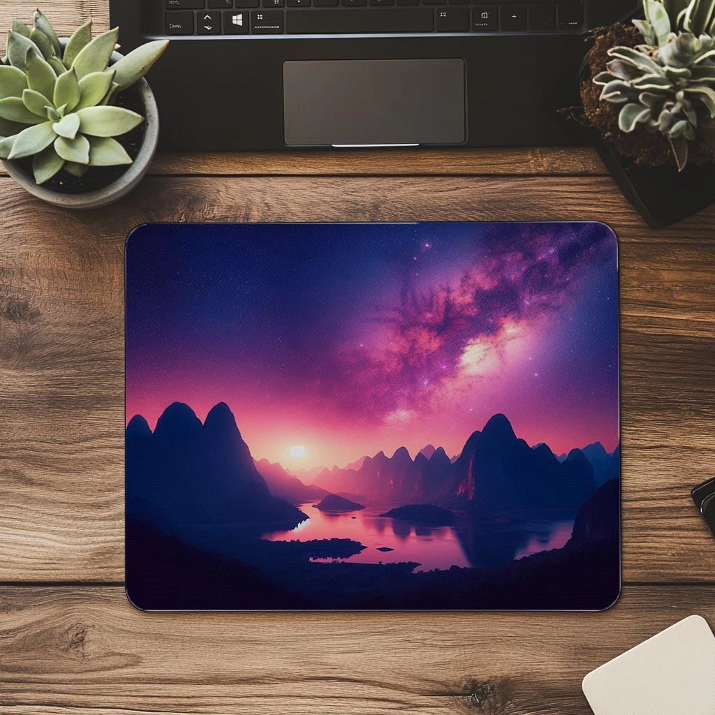 Gece%20Gökyüzü%20Temalı%20Space%20Mouse%20Pad%20-%2019x23%20cm%202%20mm%20Dikdörtgen%20İthal%20Baskılı%20Mouse%20Pad
