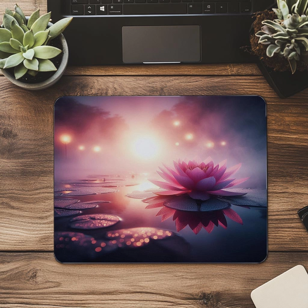 Pastel%20Işıklı%20Lotus%20Çiçeği%20Mousepad%20-%2019x23%20cm%202%20mm%20Dikdörtgen%20İthal%20Baskılı%20Mouse%20Pad