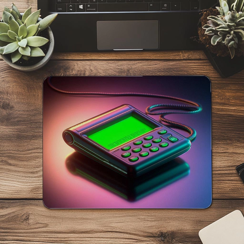 Cep%20Boyutunda%20Pager%20Mouse%20Pad%20Tasarımı%20-%2019x23%20cm%202%20mm%20Dikdörtgen%20İthal%20Baskılı%20Mouse%20Pad