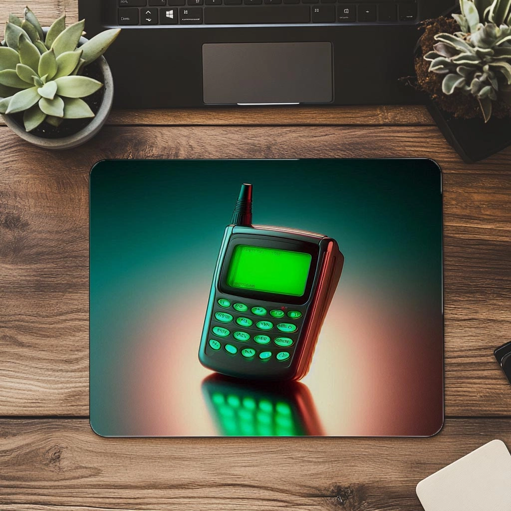 Minimal%20&%20Retro%20Pager%20Temalı%20Mouse%20Pad%20-%2019x23%20cm%202%20mm%20Dikdörtgen%20İthal%20Baskılı%20Mouse%20Pad