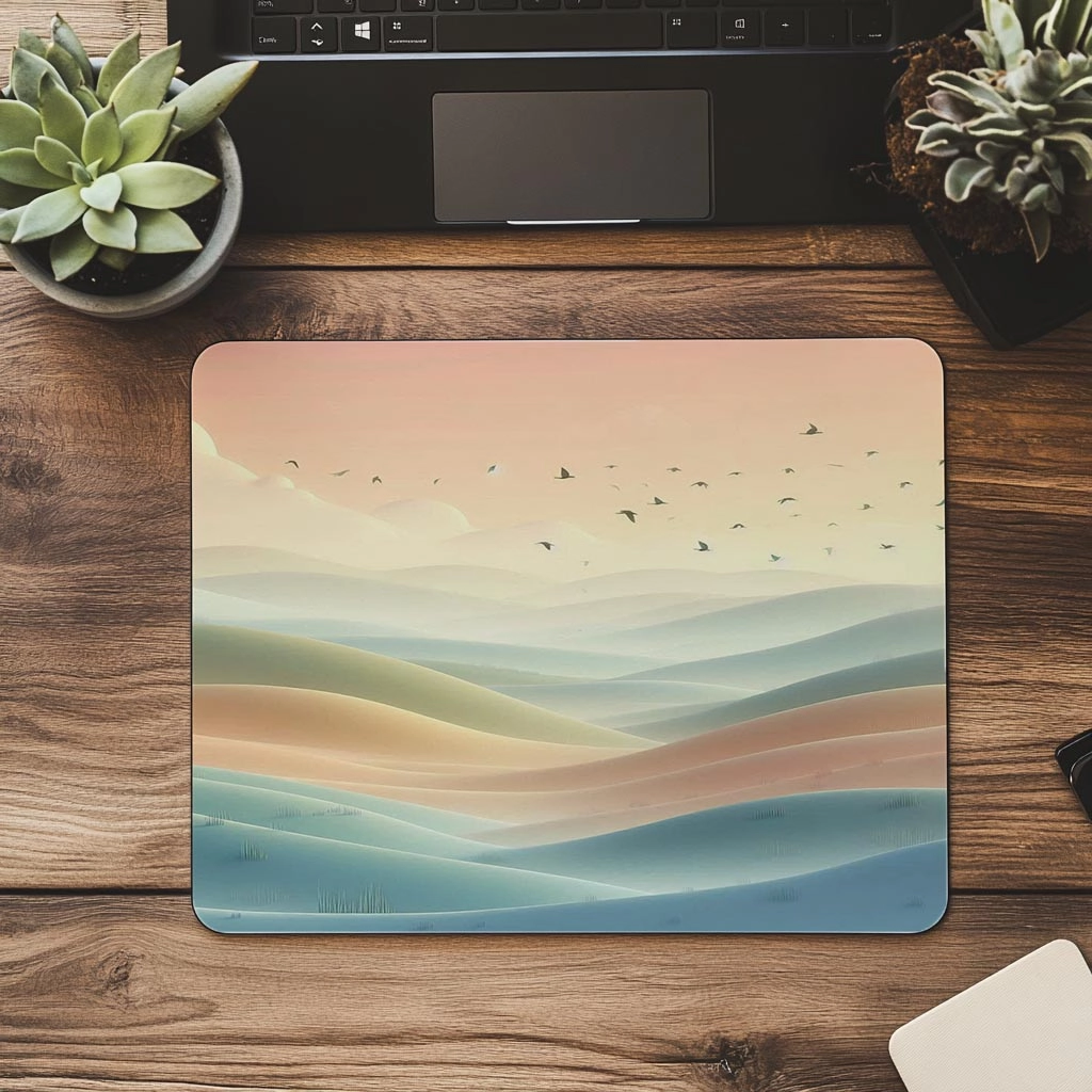 Yumuşak%20Renkli%20Minimal%20Doğa%20Mousepad%20-%2019x23%20cm%202%20mm%20Dikdörtgen%20İthal%20Baskılı%20Mouse%20Pad