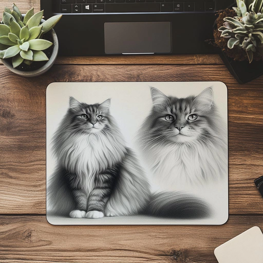 Sanatsal%20Ve%20Zarif%20Kedili%20Mousepad%20-%2019x23%20cm%202%20mm%20Dikdörtgen%20İthal%20Baskılı%20Mouse%20Pad