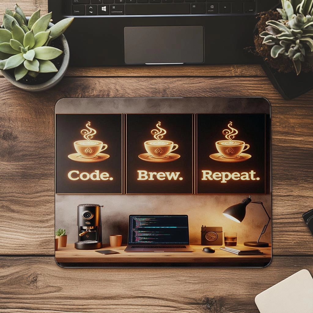 Espresso%20Setup%20Altında%20Kod%20Sloganı%20Mouse%20Pad%20-%2019x23%20cm%202%20mm%20Dikdörtgen%20İthal%20Baskılı%20Mouse%20Pad