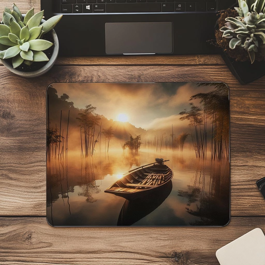 Altın%20Işıklı%20Sessiz%20Gölet%20Mouse%20Pad%20-%2019x23%20cm%202%20mm%20Dikdörtgen%20İthal%20Baskılı%20Mouse%20Pad