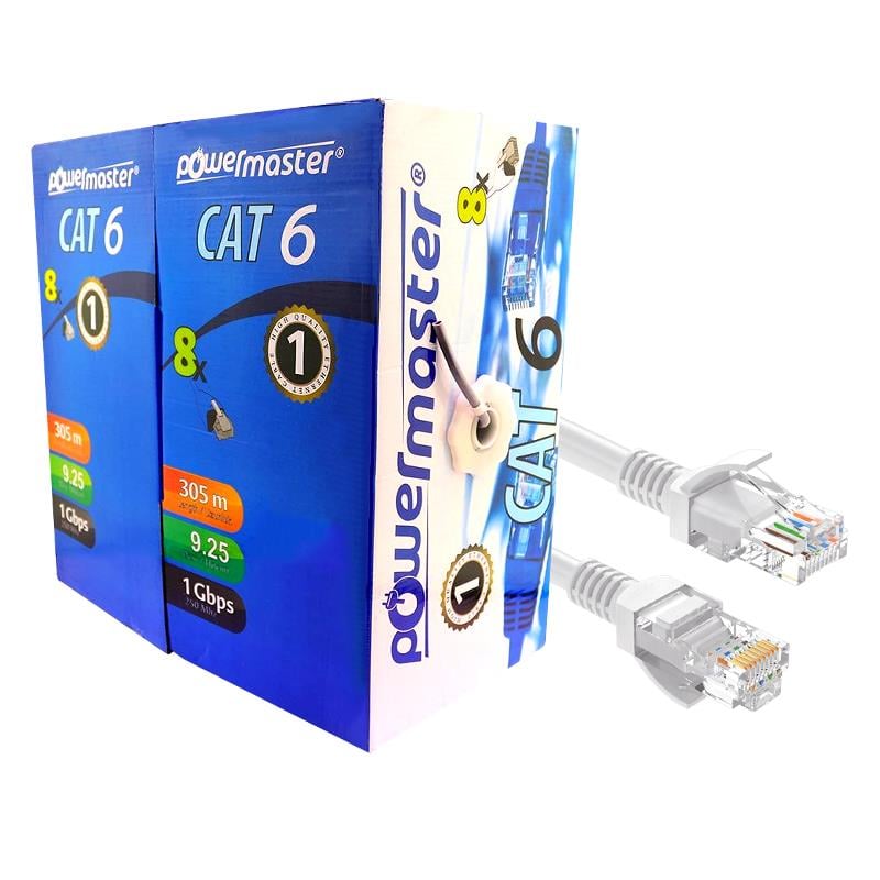 Powermaster%20Cat6%20305%20Metre%20Ethernet%20Network%20Kablosu