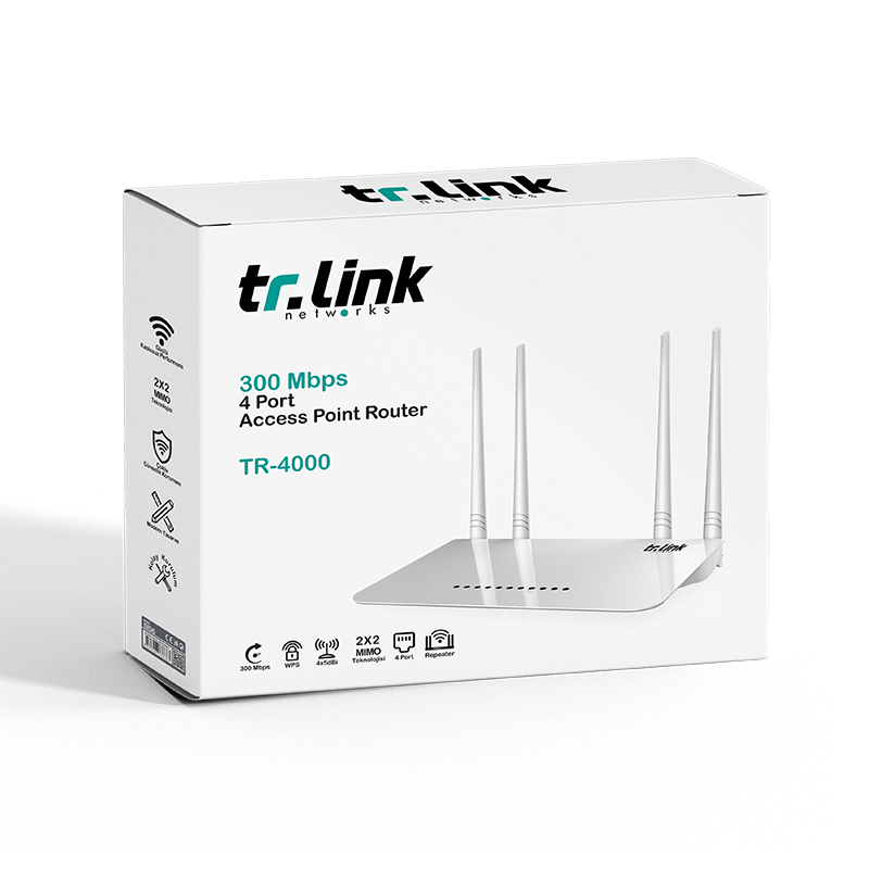 TR-LINK%20TR-4000%20300%20MBPS%204%20PORT%204%20ANTENLİ%20ACCESS%20POINT%20ROUTER