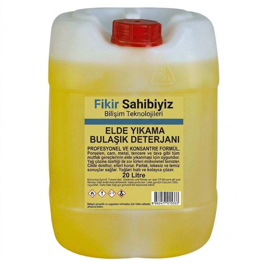 Konsantre%20Elde%20Yıkama%20Sıvı%20Bulaşık%20Deterjanı%20Profesyonel%20Yağ%20Çözücü%2020%20LT