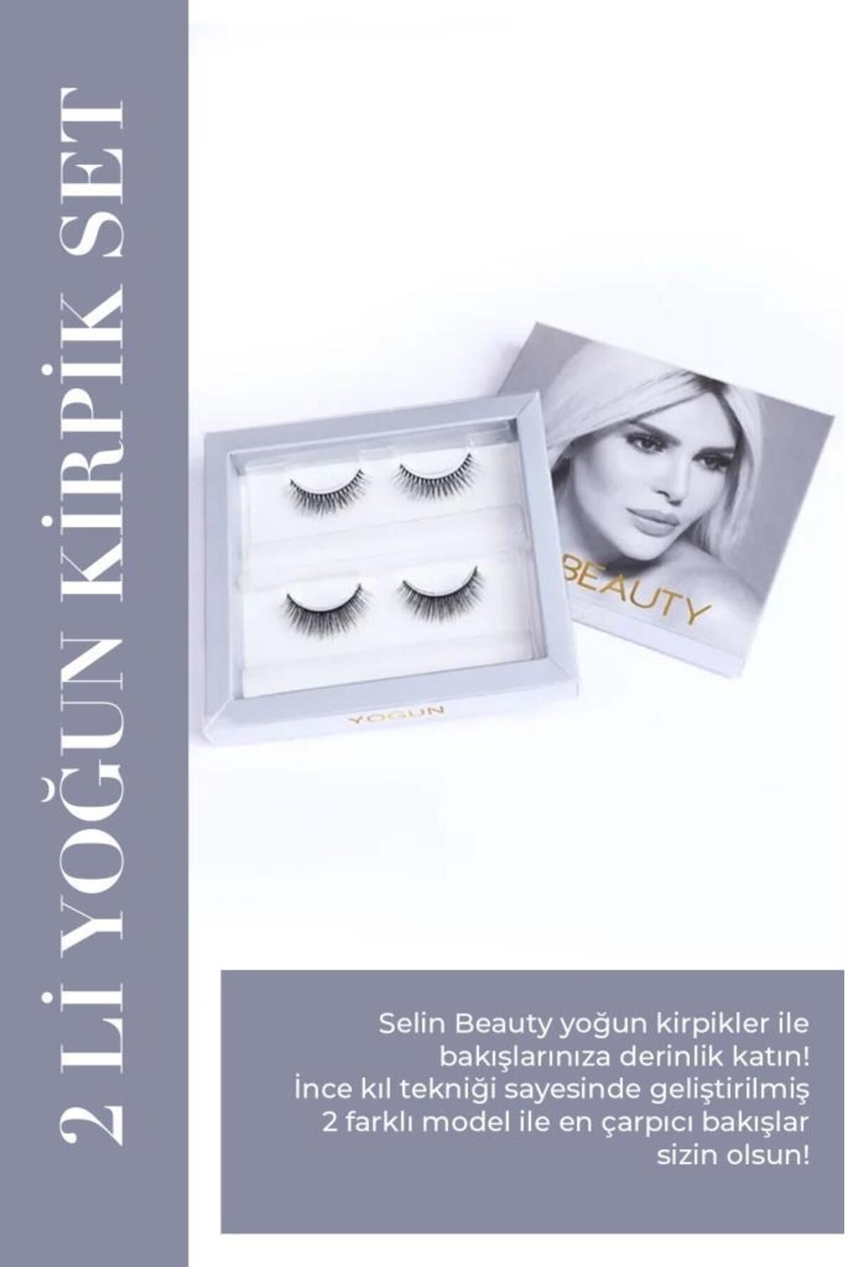 Selin%20Beauty%202%20Li%20Yoğun%20Kirpik%20Set%20Takma%20Kirpik