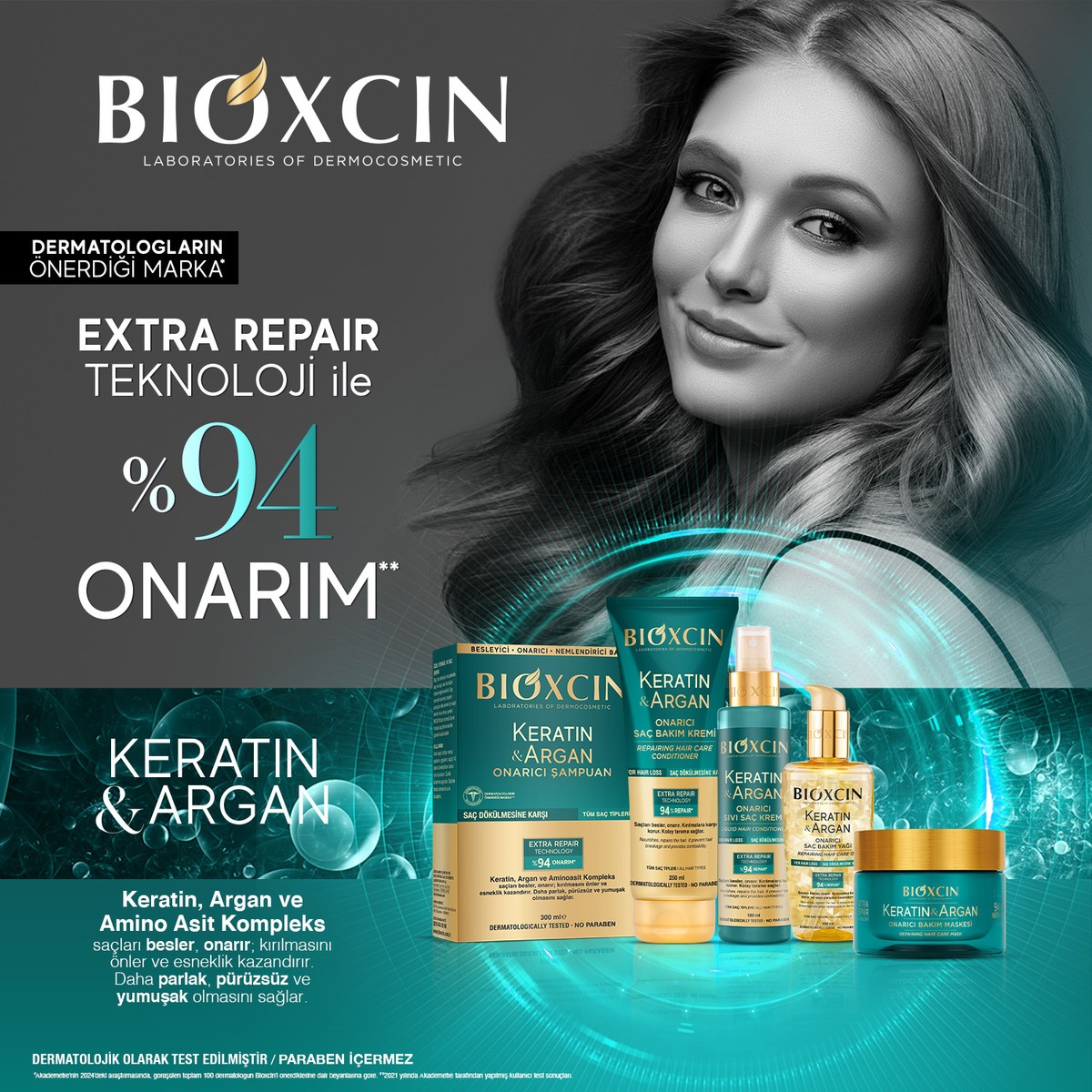 Bioxcin%20Keratin%20&%20Argan%20Onarıcı%20Şampuan%20300%20ml