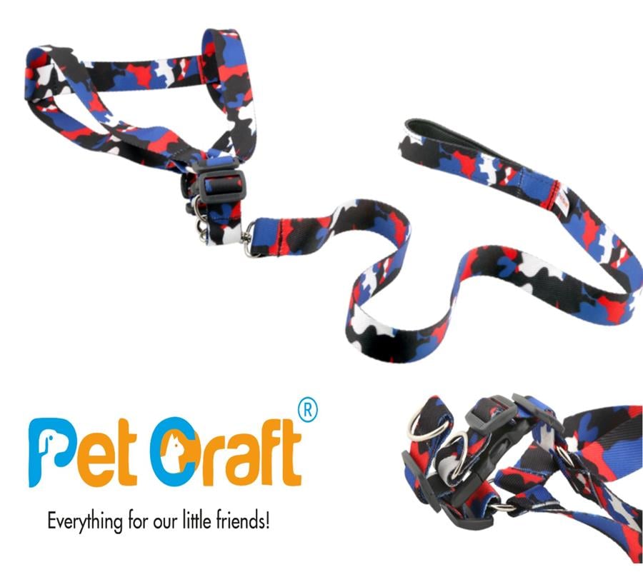 Petcraft%20Çokrenkli%202’li%20Köpek%20Göğüs%20Tasması