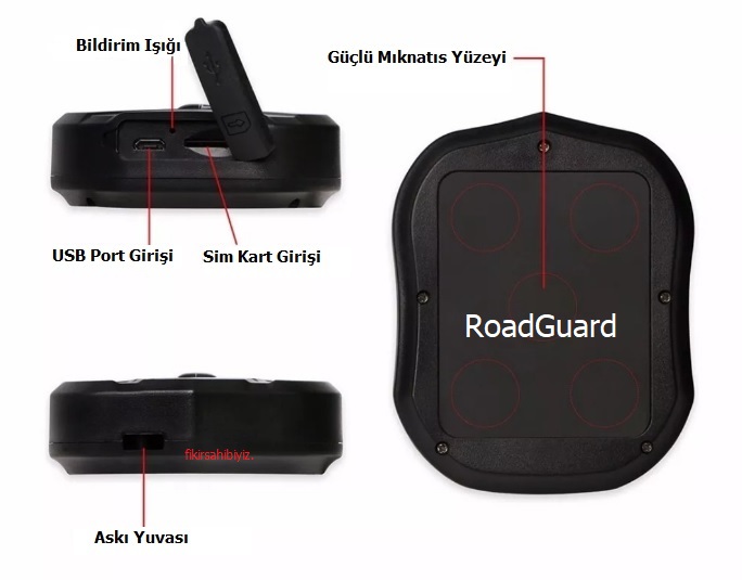 RoadGuard Gps Otomobil Motosiklet Araç Takip Cihazı Canlı İzleme