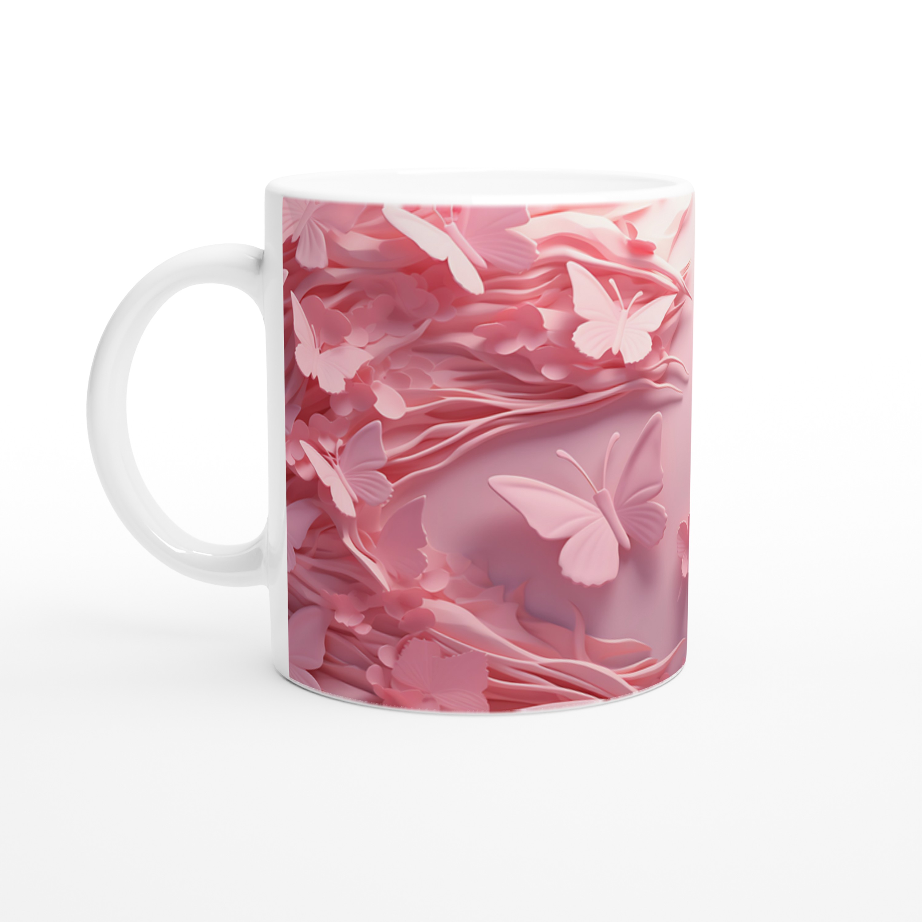 Pembe%20Rüyalar%20Kelebek%20Temalı%20Baskılı%20Kupa%20Bardak
