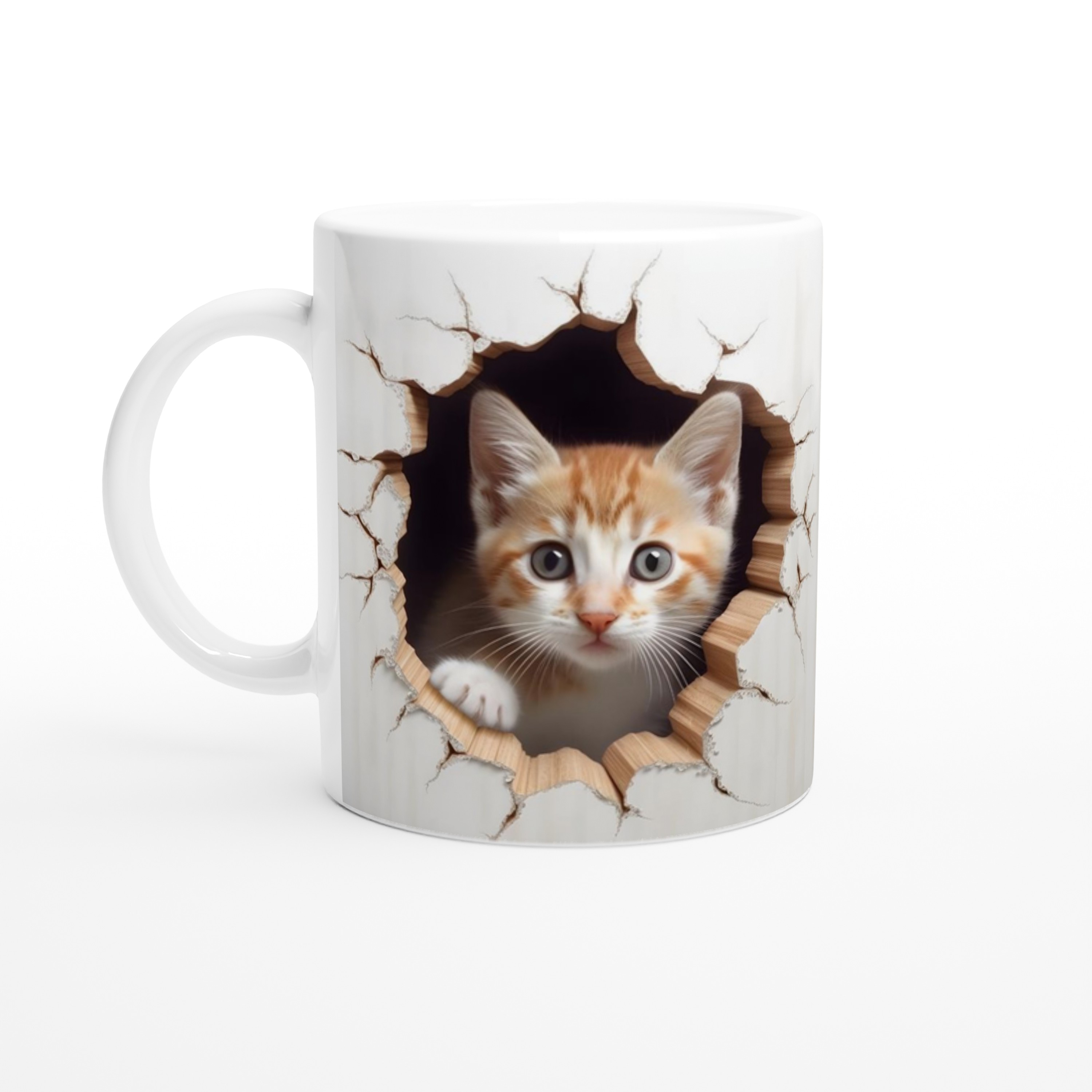 Duvarı%20Delen%20Turuncu%20Beyaz%20Yavru%20Kedi%20Kupa%20Bardak