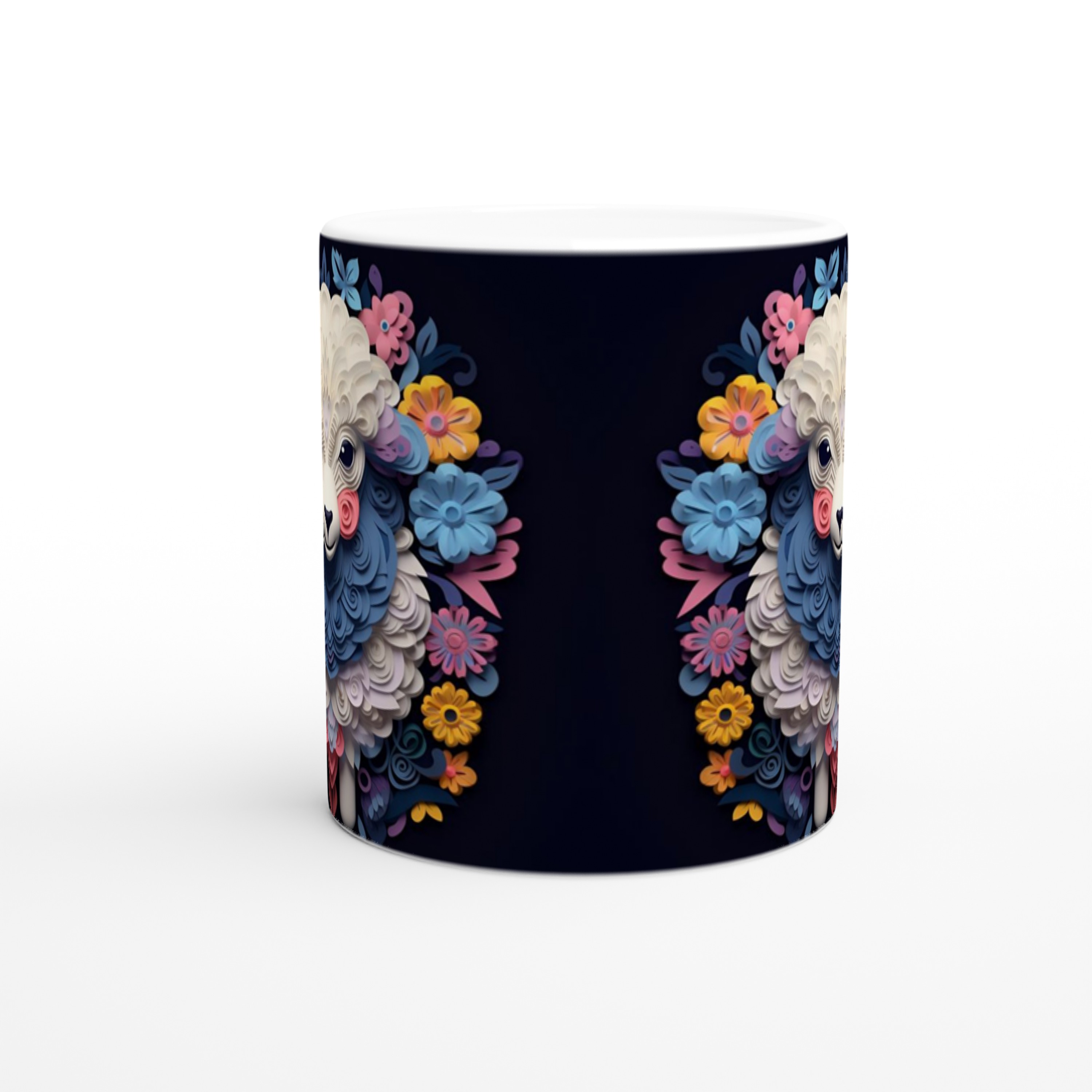 Masal%20Kuzusu%20Çiçekli%20Kupa%20Bardak