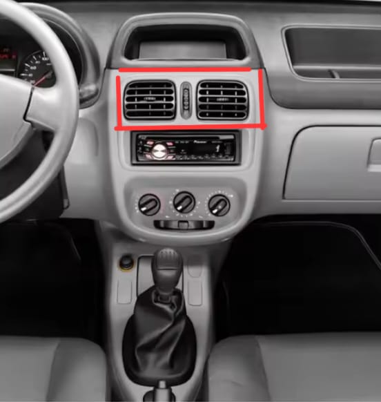 Hareketli%20Renault%20Clio%20Reno%20Yönlendirmeli%20%20GRİ%20RENK%201%20ÇİFT%20%20Orta%20Kalorifer%20Fan%20Havalandırma%20Izgarası