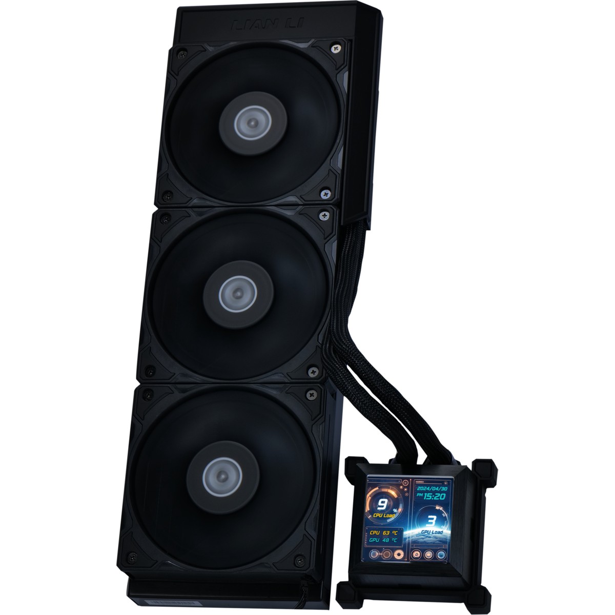 Lian%20Li%20Hydro-Shift%20LCD%20360%20Siyah%20Sıvı%20Soğutma%20İşlemci%20İçin%20Yüksek%20Performanslı%20RGB%20Aydınlatma%20(G89.GHSLCD36SB.00)