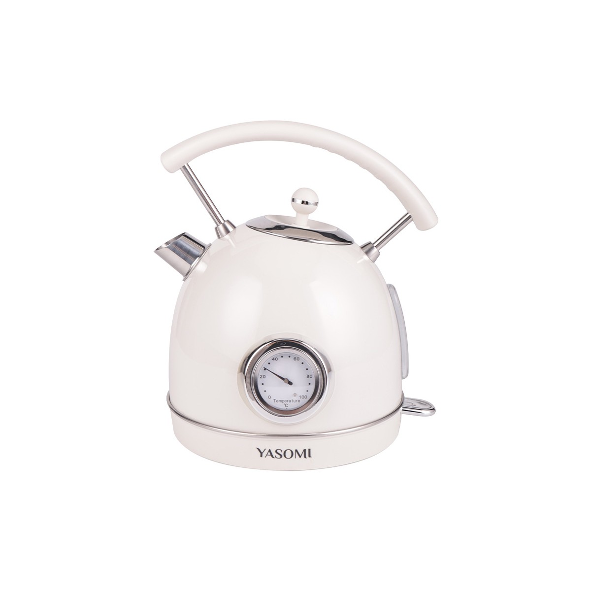 Yasomi%20Bej%20YK-823NTSL%202200W%20360°%20Döner%20Taban%20Kablosuz%20Kullanım%20Retro%20Su%20Isıtıcı%20Kettle