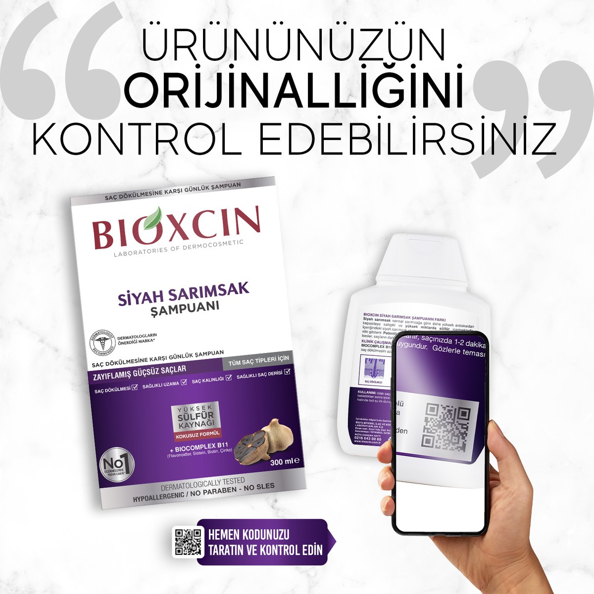 Bioxcin%20Siyah%20Sarımsak%20Şampuanı%20300%20ml%20Dökülmeye%20Karşı%20Güçlendirici%20Hipoalerjenik