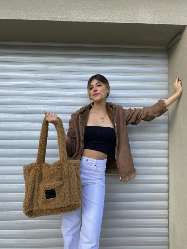 LuLuYen%20Taba%20Peluş%20Çanta%202025%20Sonbahar%20Kış%20Sezonu%20Yeni%20Moda%20Çok%20Şık%20Trend%20Yumuşacık%20Omuz%20Çantası