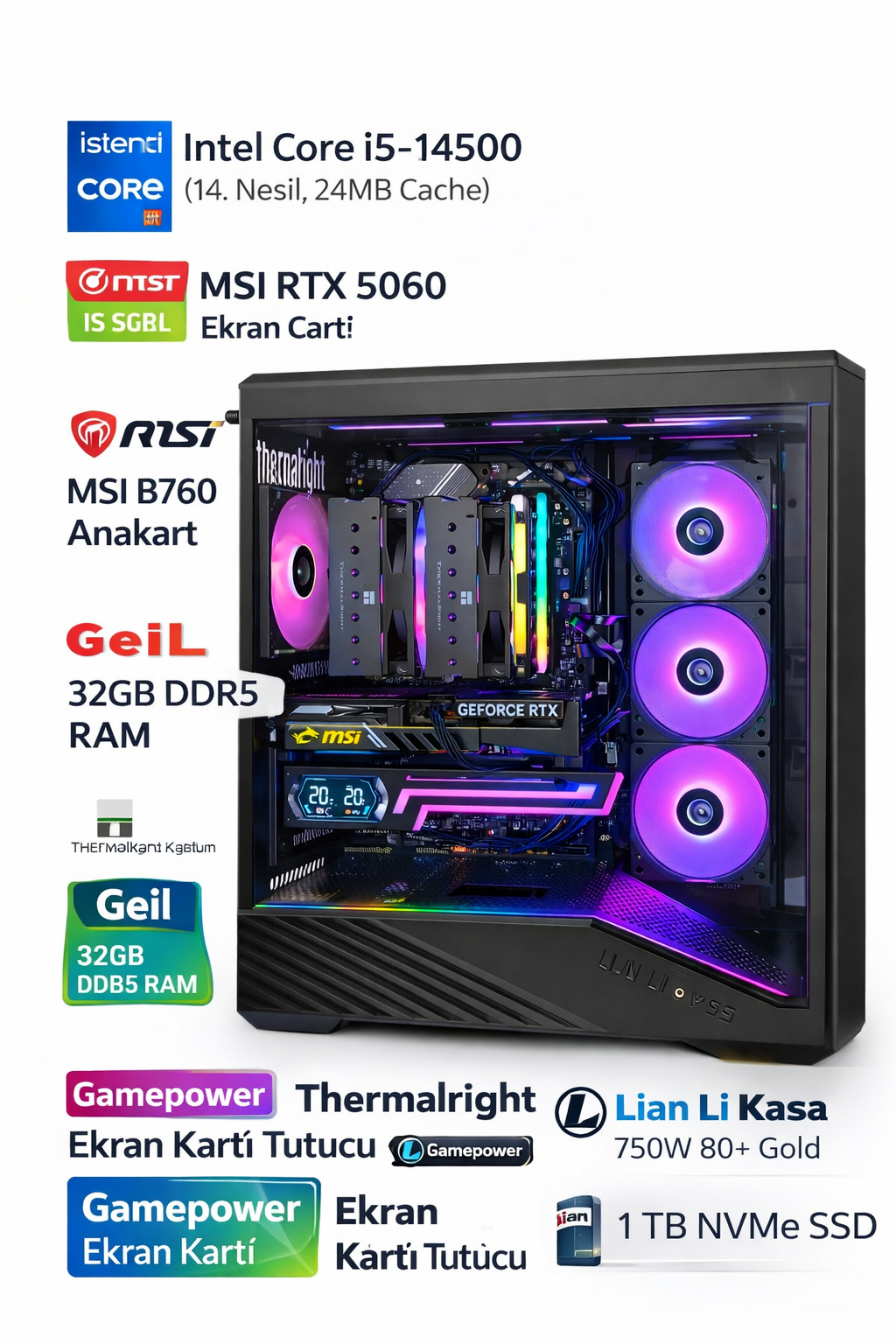 i5-14500%2032GB%20RAM%201TB%20SSD%20RTX%205060%20Masaüstü%20Oyuncu%20ve%20İş%20%20Bilgisayarı