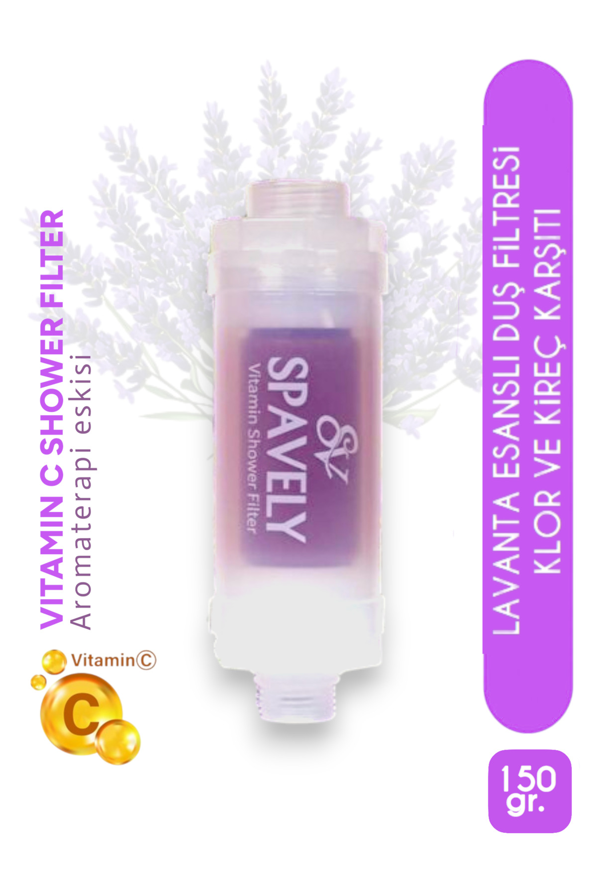 Spavely%20Lavanta%20Esanslı%20Duş%20Başlığı%20Filtresi%20Arıtması%20Güney%20Kore%20Menşei%20Klor%20Kireç%20Karşıtı%20Hoş%20Kokulu%20150%20gr