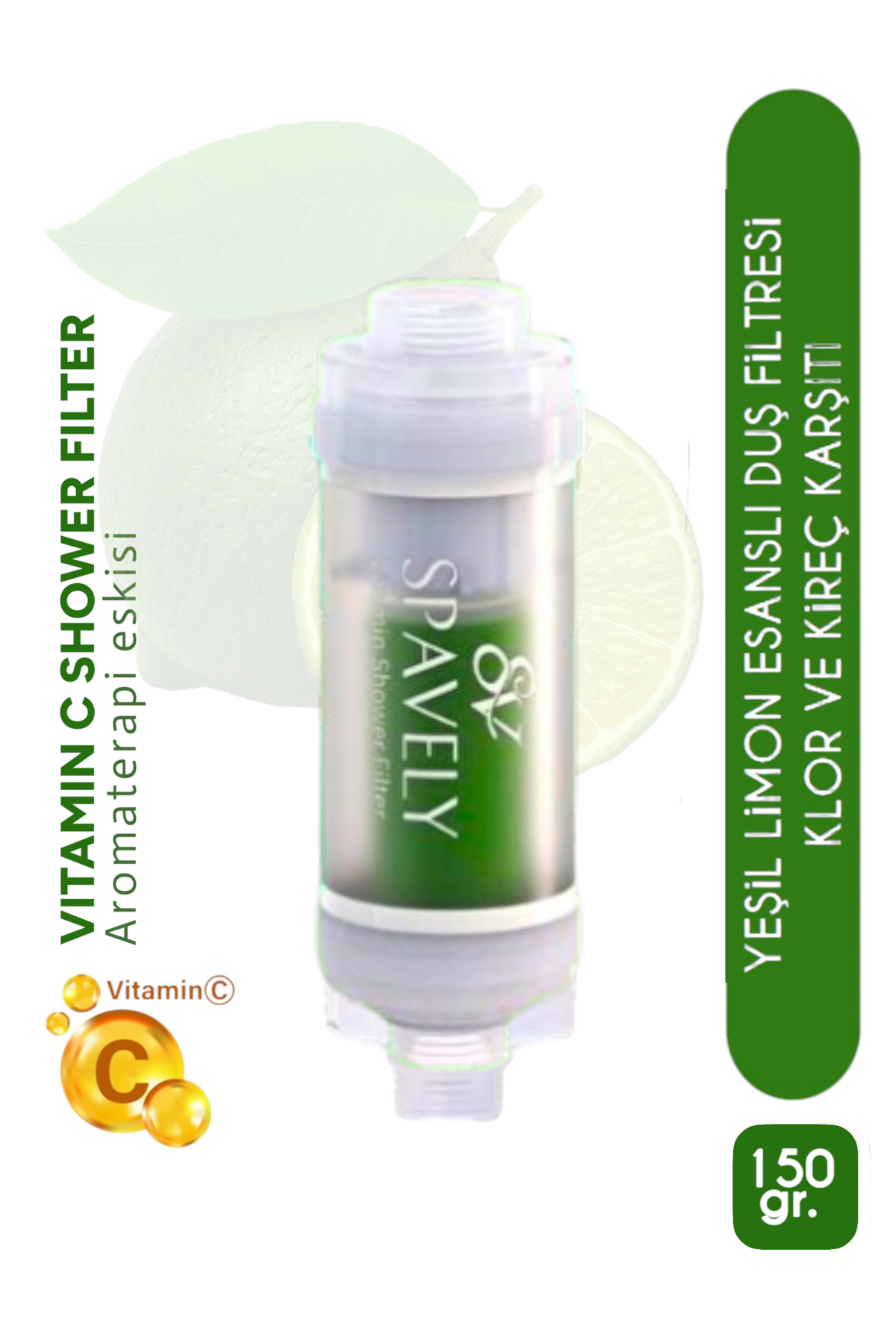 Spavely%20Yeşil%20Limon%20Duş%20Başlığı%20Filtresi%20Arıtması%20Güney%20Kore%20Menşei%20Klor%20Kireç%20Karşıtı%20Hoş%20Kokulu%20150%20gr