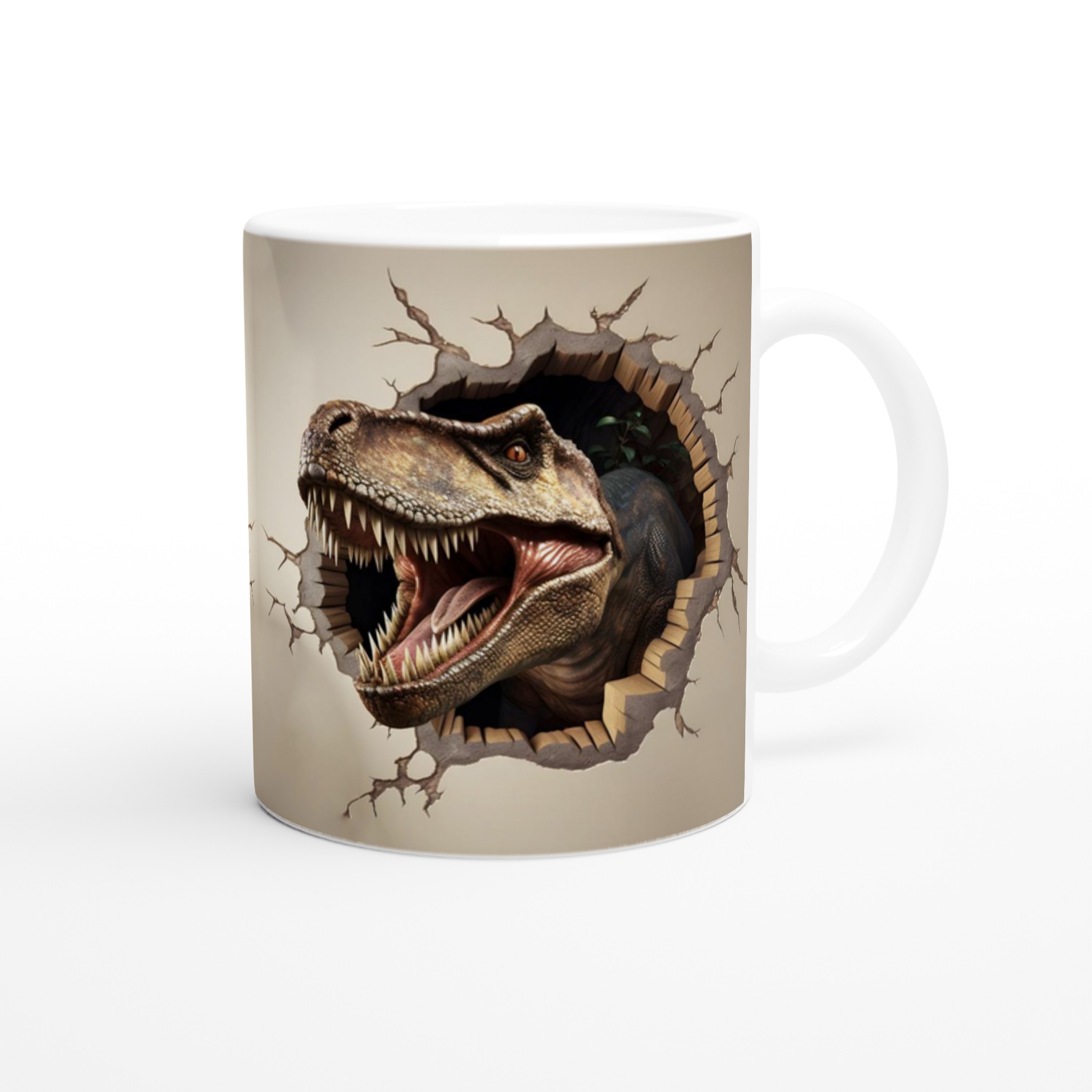 Duvar%20Kıran%20T-Rex%20Dinozor%20Kupa%20Bardak