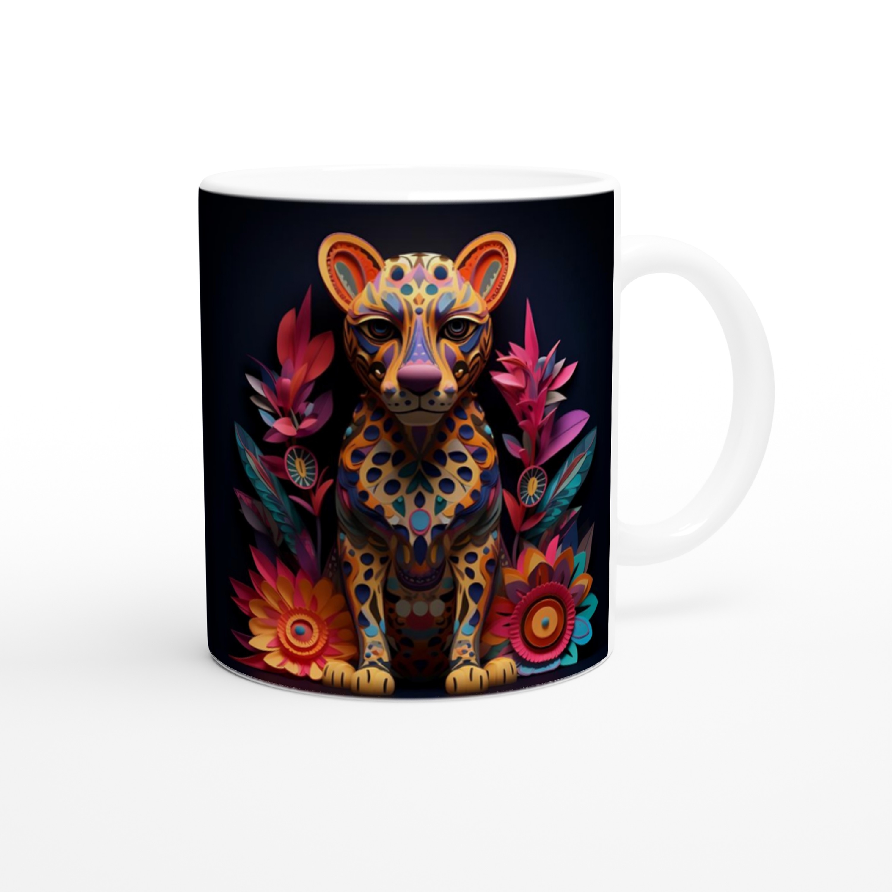Tropik%20Vahşi%20Renkli%20Leopar%20Kupa%20Bardak