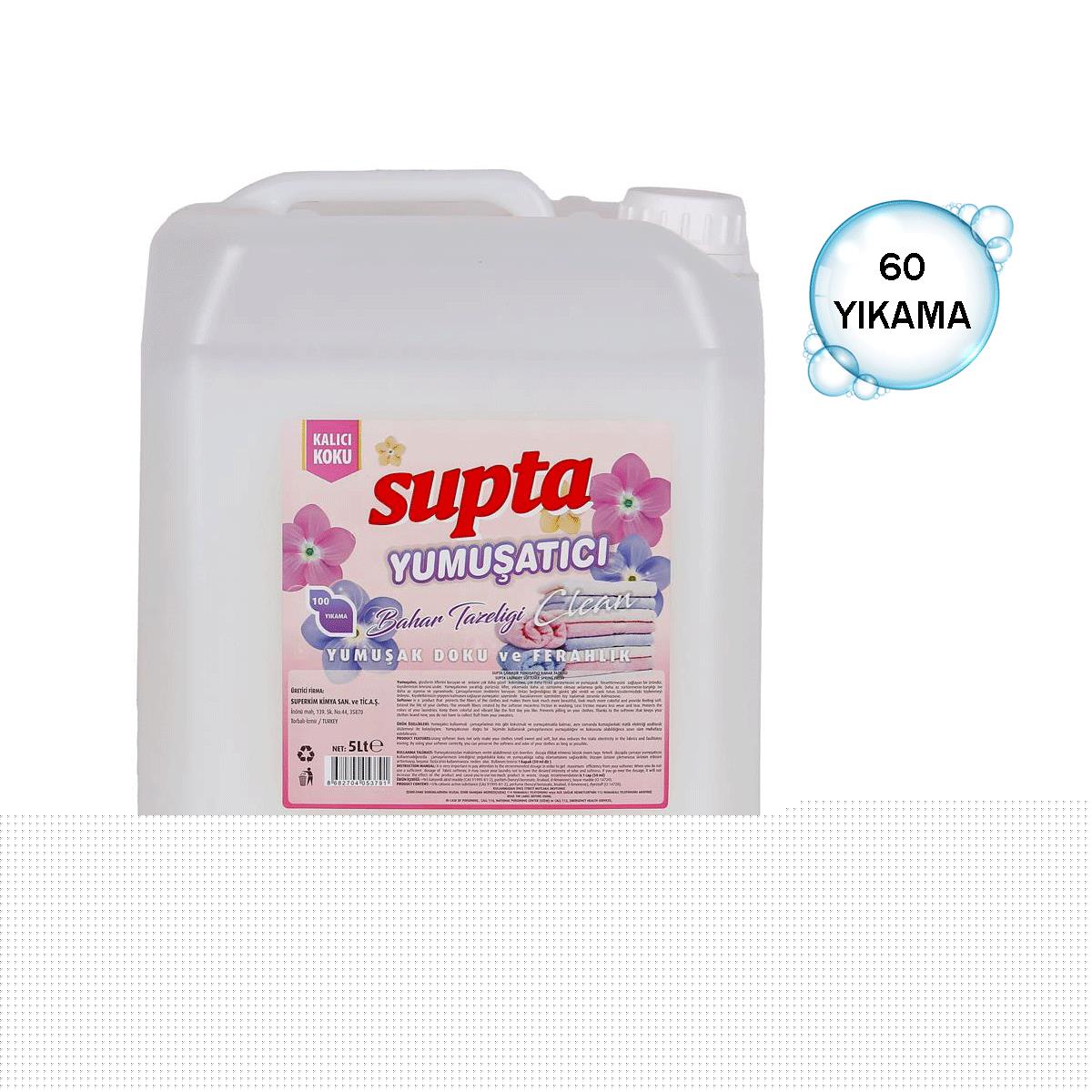 Supta%20Çamaşır%20Yumuşatıcı%20Bahar%20Kokulu%205%20LT