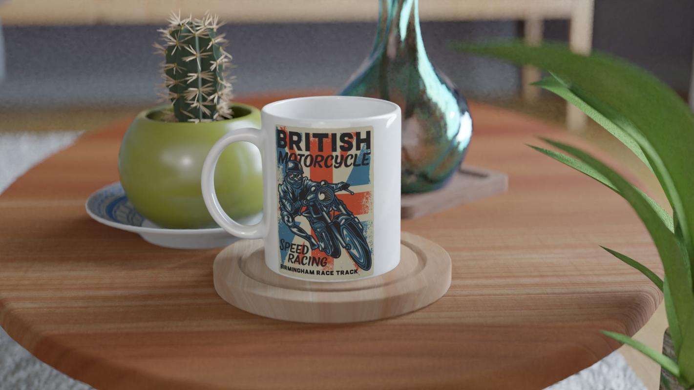 British%20Motorcycle%20Speed%20Racing%20Baskılı%20Kupa%20Bardak