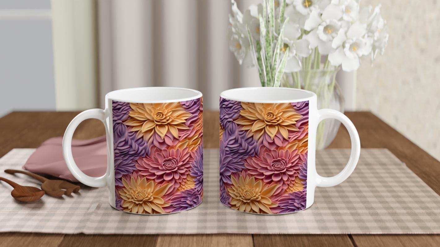 Pastel%20Bahar%20Dokulu%20Çiçek%20Desenli%20Kupa%20Bardak