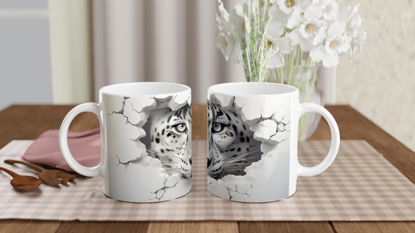Buz%20Gibi%20Bakışlı%20Kar%20Leoparı%20Desenli%20Baskılı%20Kupa%20Bardak