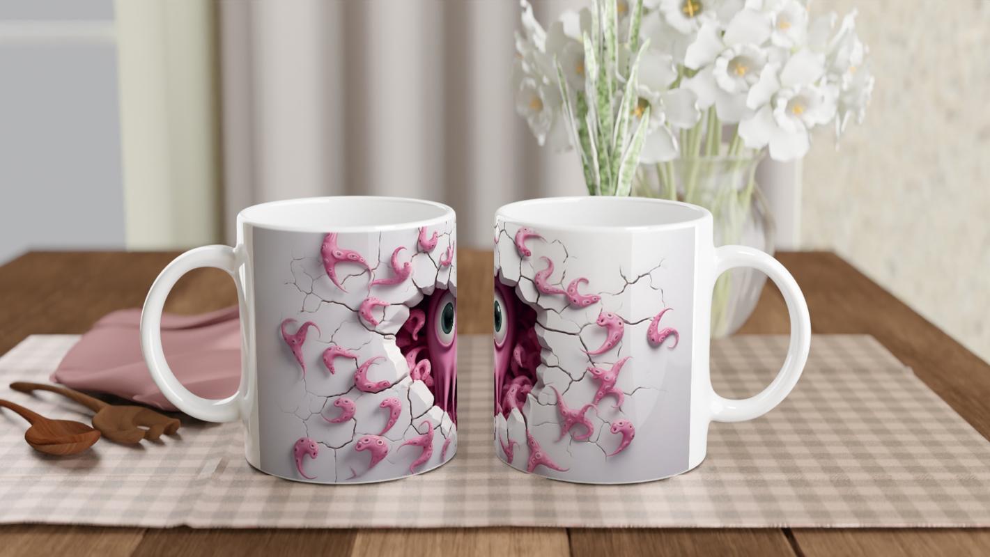 Pembe%20Sevimli%20Ahtapot%20Canavar%20Temalı%20Baskılı%20Kupa%20Bardak