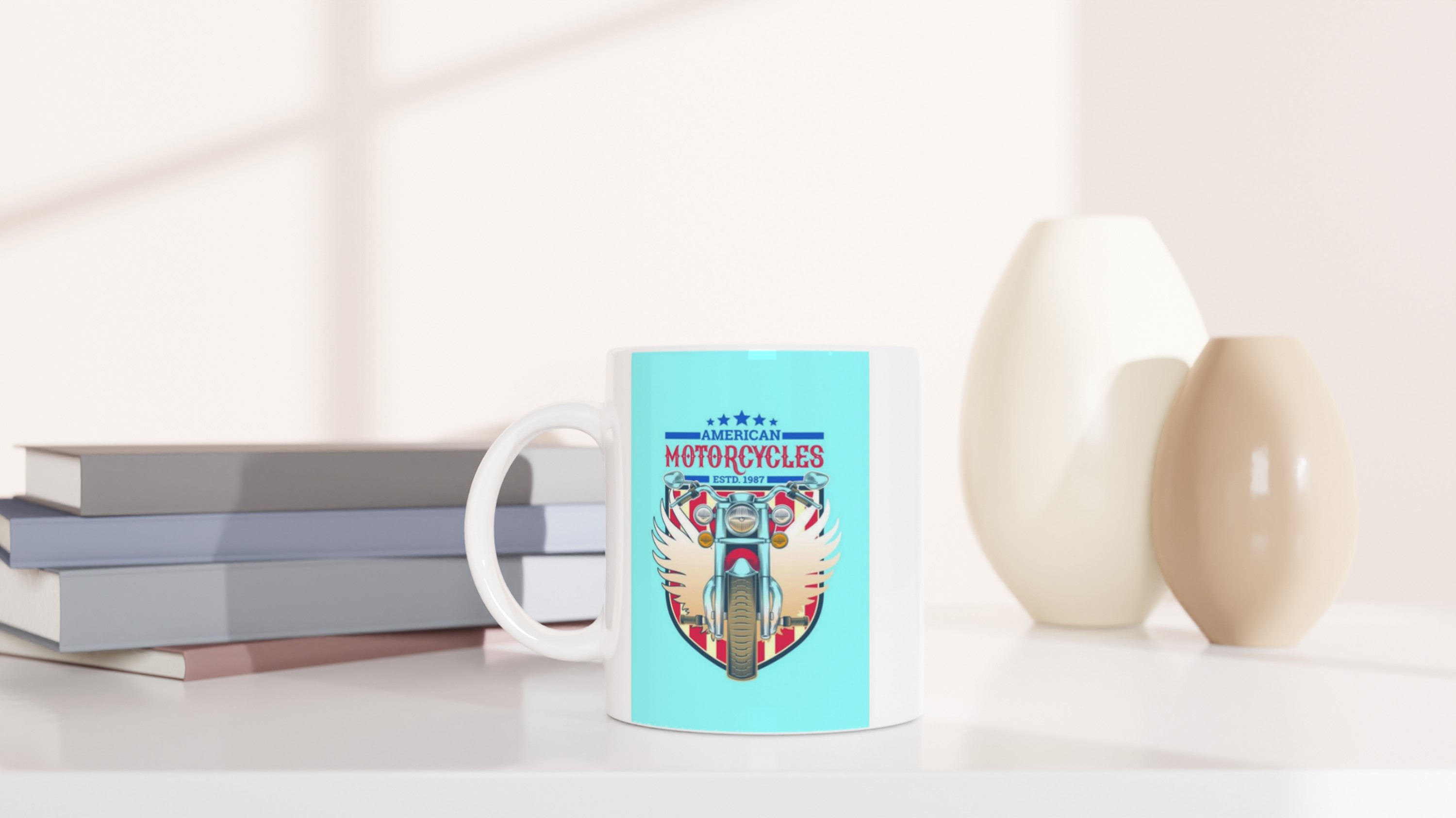 Amerikan%20Retro%20Motor%20Kanatlı%20Tasarım%20Baskılı%20Kupa%20Bardak