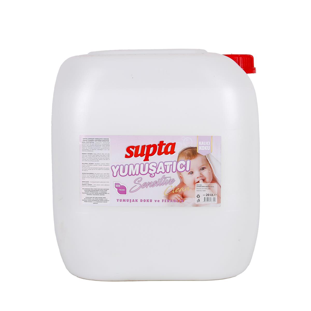 Supta%20Çamaşır%20Yumuşatıcı%20Sensitive%20Kokulu%2020%20LT
