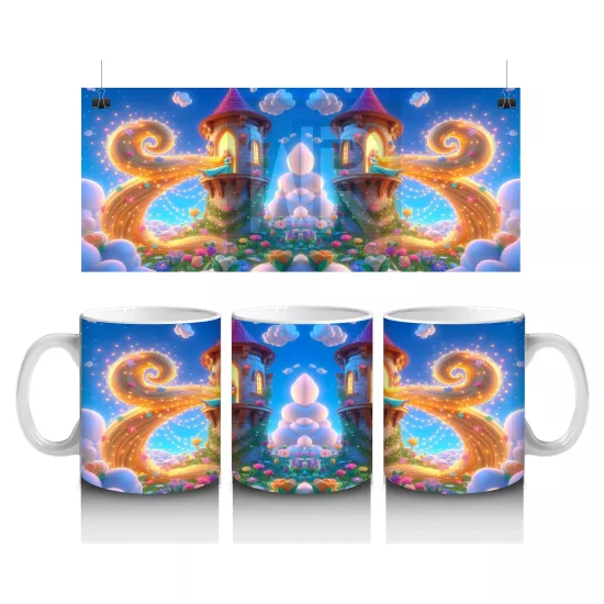 Sevimli Ejderha Figürlü Çocuklara Özel Renkli Cadılar Bayramı Baskılı Kupa