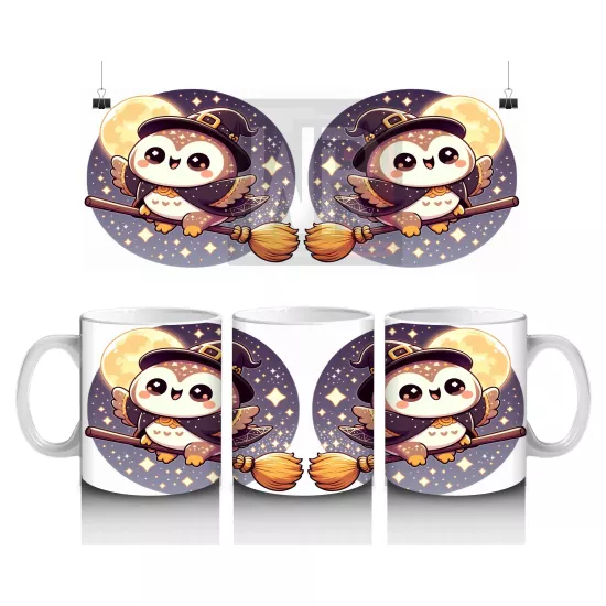 Şeker Sepetli Sevimli Hayalet Figürlü Çocuklara Özel Cadılar Bayramı Baskılı Kupa Bardak