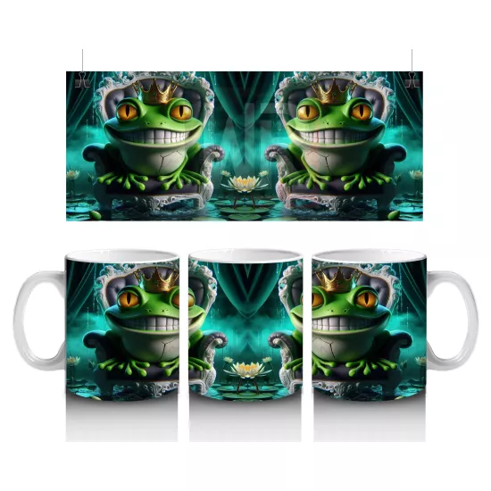 Yeşil Işıklı Perili Ev Figürlü Gotik Cadılar Bayramı Baskılı Kupa