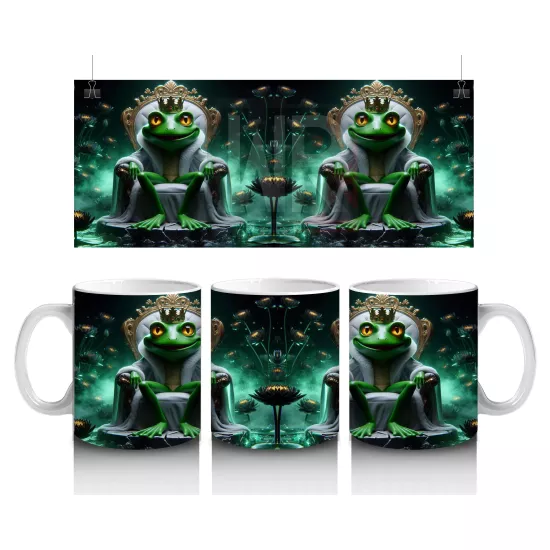 Zehirli İksir Kazanının Başında Bekleyen Büyücü Figürlü Cadılar Bayramı Baskılı Kupa Bardak