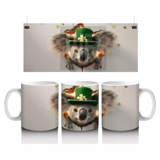 Şapkalı Sevimli Koala – Baskılı Kahve Kupası