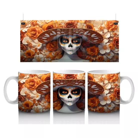 Sonbahar Güneşinde Parlayan Beyaz Maske – Hediyelik Kahve Kupası