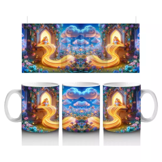 Yanan Mumlar Arasında Dikenli Kafatası Figürüyle Korku Temalı Cadılar Bayramı Baskılı Kupa Bardak