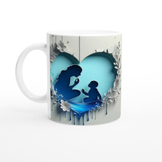 Anneyle Çocuğun Sessiz Bağında Kupa Bardak