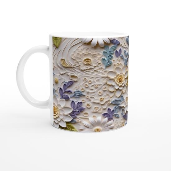 Pastel Renkli Çiçek Düşleri Kupa Bardak