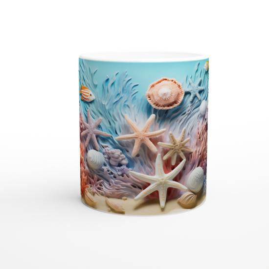 Mercan Bahçesi ve Tropik Balıklar Kupa Bardak